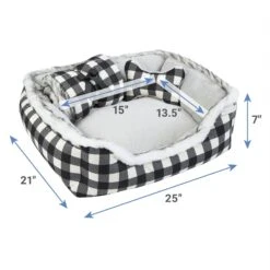 Frisco Buffalo Check Cuddler Pet Bed & Gift Set, Black & White 9 Frisco Buffalo Check Cuddler Pet Bed & Gift Set, Black & White -Blue Buffalo || ROYAL CANIN || Wellness Sales 299397 PT1. AC SS1800 V1638979027