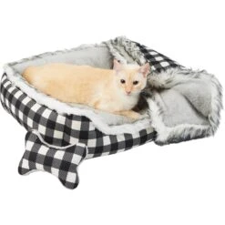 Frisco Buffalo Check Cuddler Pet Bed & Gift Set, Black & White 10 Frisco Buffalo Check Cuddler Pet Bed & Gift Set, Black & White -Blue Buffalo || ROYAL CANIN || Wellness Sales 299397 PT2. AC SS1800 V1639093612