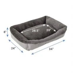 Frisco Herringbone Cuffed Cuddler Dog & Cat Bed -Blue Buffalo || ROYAL CANIN || Wellness Sales 299434 PT1. AC SS1800 V1637167088