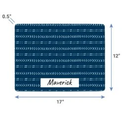 Frisco Mudcloth Personalized Dog & Cat Placemat -Blue Buffalo || ROYAL CANIN || Wellness Sales 299552 PT3. AC SS1800 V1636120356