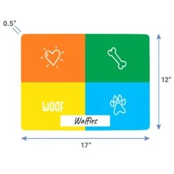 Frisco Woof Personalized Dog & Cat Placemat -Blue Buffalo || ROYAL CANIN || Wellness Sales 299560 PT3. AC SS1800 V1636120375