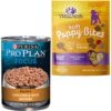 Purina Pro Plan Development Puppy Chicken & Rice Entree Canned Dog Food & Wellness Soft Puppy Bites Lamb & Salmon Recipe Grain-Free Natural Dog Treats 2 Purina Pro Plan Development Puppy Chicken & Rice Entree Canned Dog Food & Wellness Soft Puppy Bites Lamb & Salmon Recipe Grain-Free Natural Dog Treats -Blue Buffalo || ROYAL CANIN || Wellness Sales 302072 MAIN. AC SS1800 V1622821056