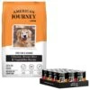 American Journey Protein & Grains Senior Chicken, Brown Rice & Vegetables Recipe Dry Dog Food & American Journey Poultry & Beef Variety Pack Grain-Free Canned Dog Food -Blue Buffalo || ROYAL CANIN || Wellness Sales 302228 MAIN. AC SS1800 V1694617188