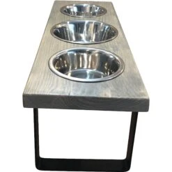 Bearwood Essentials Farmhouse 3-Bowl Elevated Dog Feeder -Blue Buffalo || ROYAL CANIN || Wellness Sales 303798 PT2. AC SS1800 V1622756552