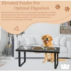 Bearwood Essentials Farmhouse 3-Bowl Elevated Dog Feeder -Blue Buffalo || ROYAL CANIN || Wellness Sales 303798 PT5. AC SS1800 V1703276562