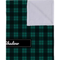 Frisco Personalized Plaid Soft Fleece Cat & Dog Blanket, 30" X 40" -Blue Buffalo || ROYAL CANIN || Wellness Sales 303999 PT2. AC SS1800 V1637609803