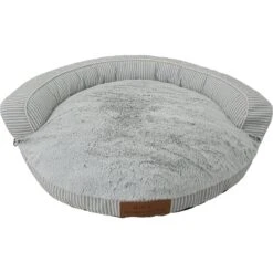 HappyCare Textiles Round Bolster Cat & Dog Bed 8 HappyCare Textiles Round Bolster Cat & Dog Bed -Blue Buffalo || ROYAL CANIN || Wellness Sales 304144 PT1. AC SS1800 V1622756002