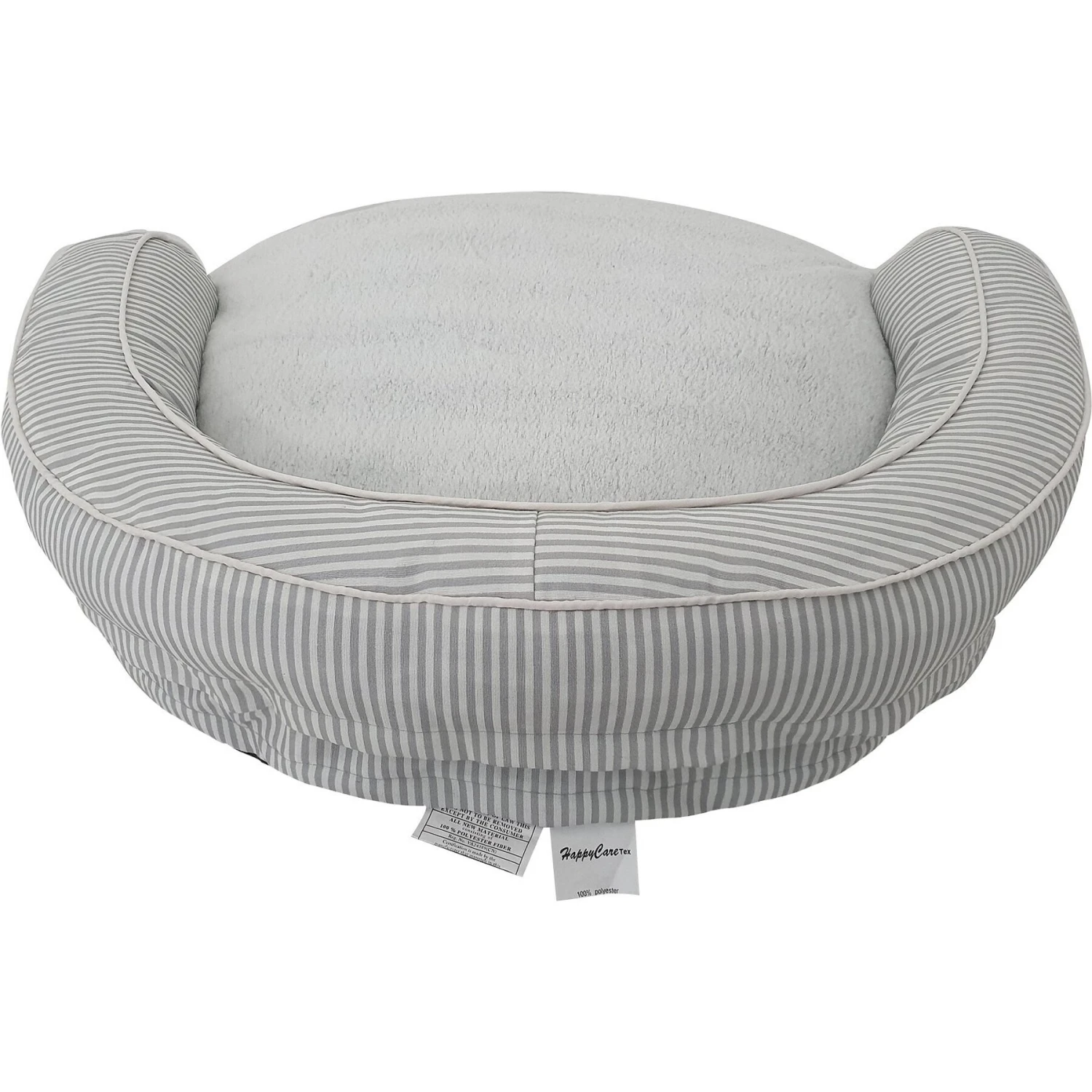 HappyCare Textiles Round Bolster Cat & Dog Bed 6 HappyCare Textiles Round Bolster Cat & Dog Bed - Image 4