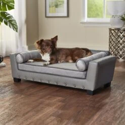 Enchanted Home Pet Sailor Sofa Cat & Dog Bed With Removable Cover