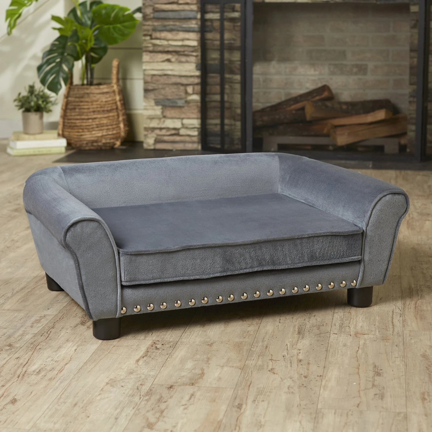 Enchanted Home Pet Charley Sofa Cat & Dog Bed With Removable Cover 4 Enchanted Home Pet Charley Sofa Cat & Dog Bed With Removable Cover - Image 2