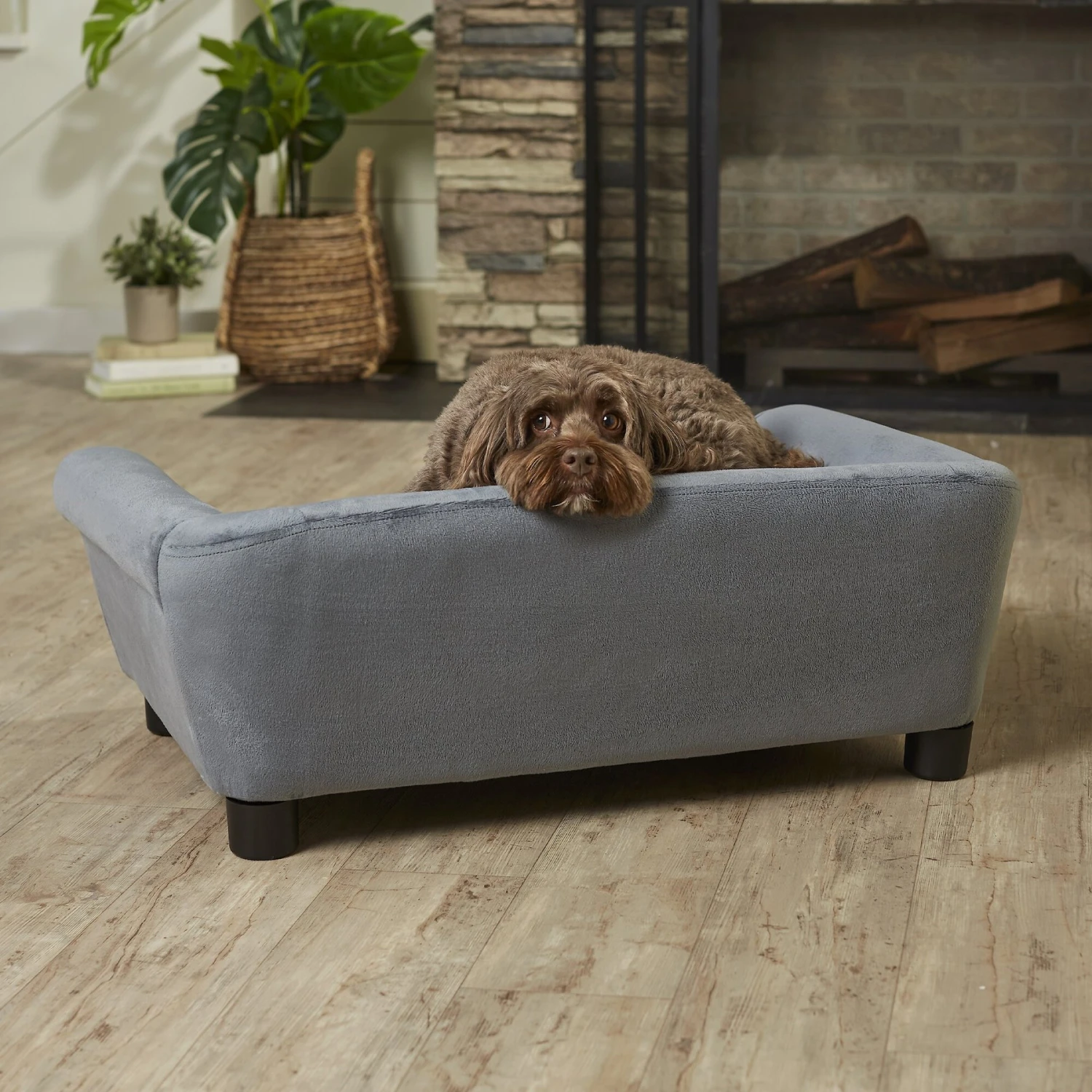 Enchanted Home Pet Charley Sofa Cat & Dog Bed With Removable Cover 5 Enchanted Home Pet Charley Sofa Cat & Dog Bed With Removable Cover - Image 3