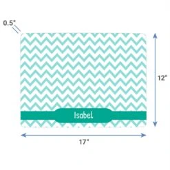 Frisco Personalized Chevron Dog & Cat Placemat -Blue Buffalo || ROYAL CANIN || Wellness Sales 306754 PT3. AC SS1800 V1636120540