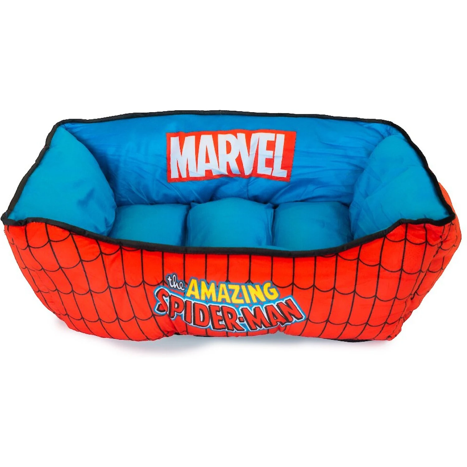 Buckle-Down Spider-Man Bolster Dog Bed 3 Buckle-Down Spider-Man Bolster Dog Bed