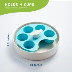 Pet Dream House SPIN Medium Level Palette Non-Skid Plastic Interactive Slow Feeder Dog Bowl, Blue 11 Pet Dream House SPIN Medium Level Palette Non-Skid Plastic Interactive Slow Feeder Dog Bowl, Blue -Blue Buffalo || ROYAL CANIN || Wellness Sales 308746 PT2. AC SS1800 V1627681401