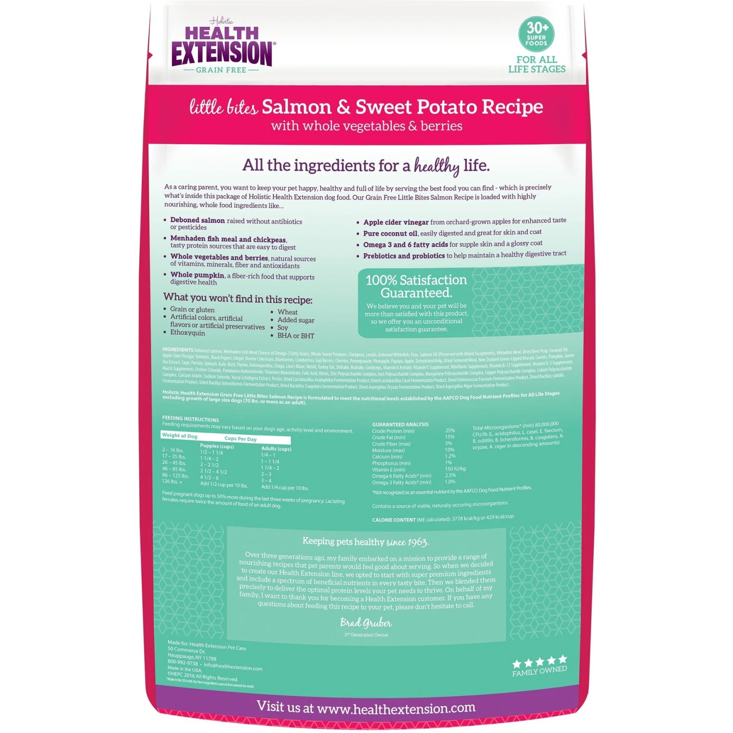 Health Extension Little Bites Grain-Free Salmon Recipe Dry Dog Food 4 Health Extension Little Bites Grain-Free Salmon Recipe Dry Dog Food - Image 2