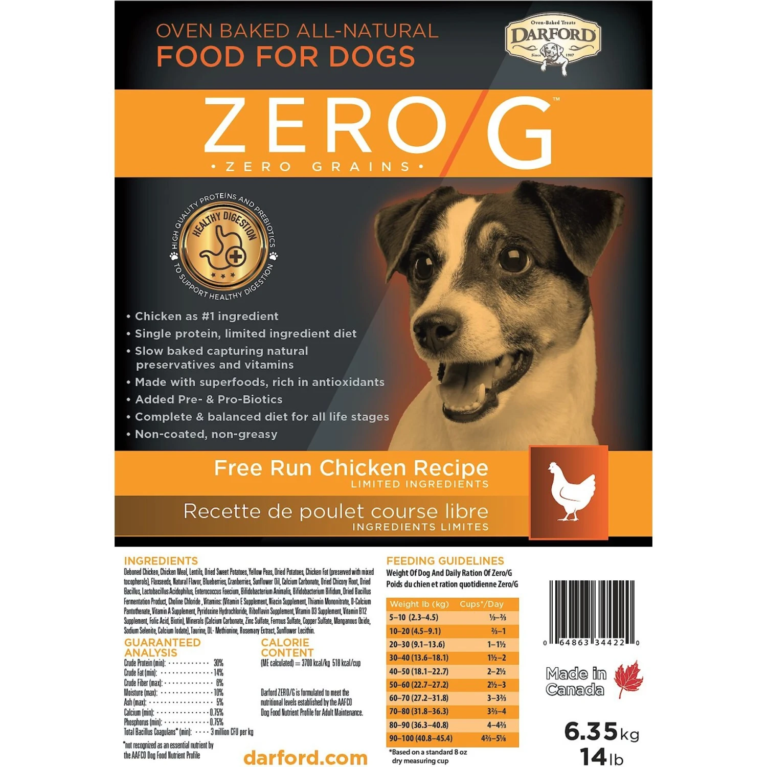 Darford Zero/G Free Run Chicken Recipe Limited Ingredients Dry Dog Food 6 Darford Zero/G Free Run Chicken Recipe Limited Ingredients Dry Dog Food - Image 4