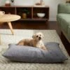 Frisco Personalized Knife Edge Bed, Dark Grey Linen, Large -Blue Buffalo || ROYAL CANIN || Wellness Sales 311762 MAIN. AC SS1800 V1633102606