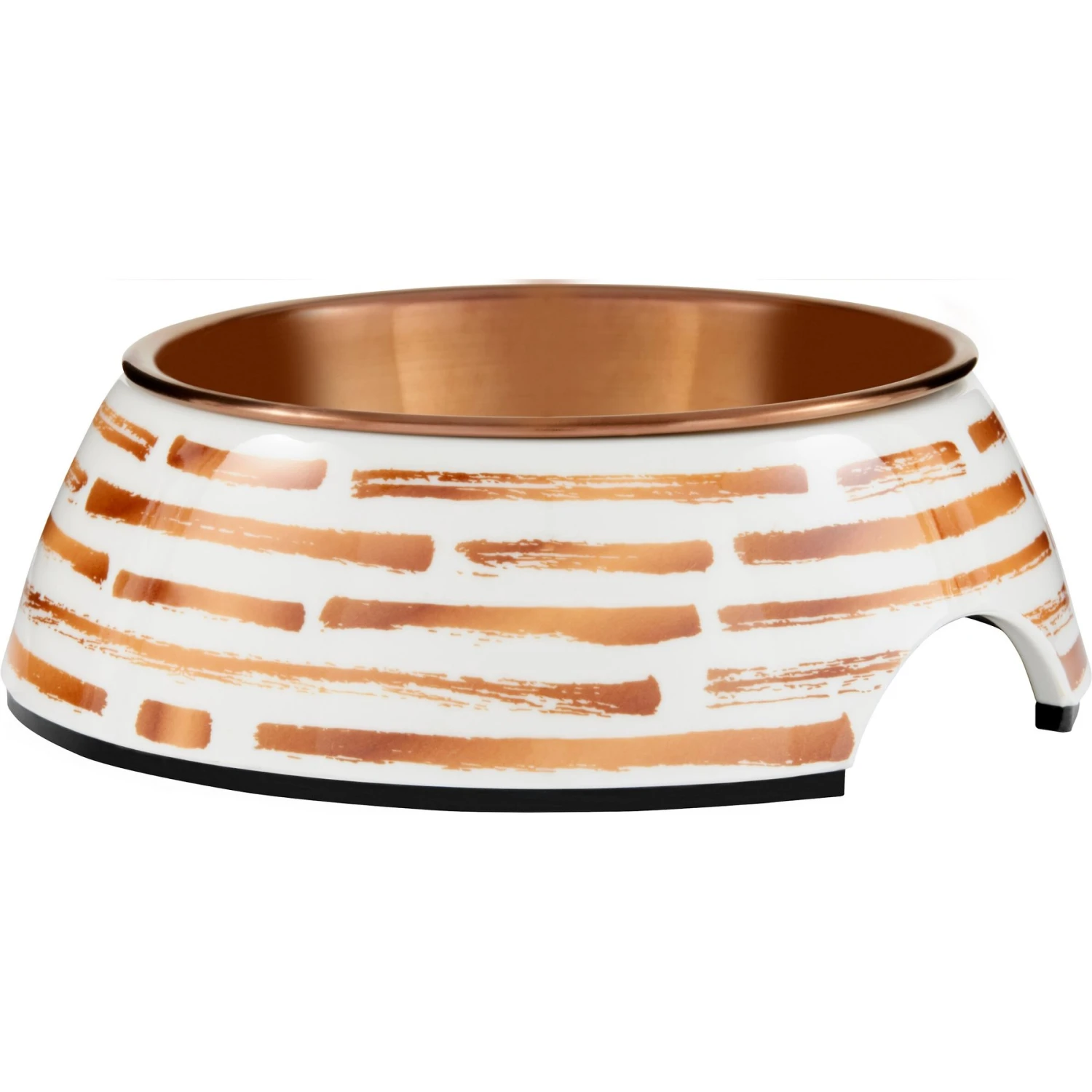 Frisco Copper Print Design Stainless Steel Dog & Cat Bowl 3 Frisco Copper Print Design Stainless Steel Dog & Cat Bowl