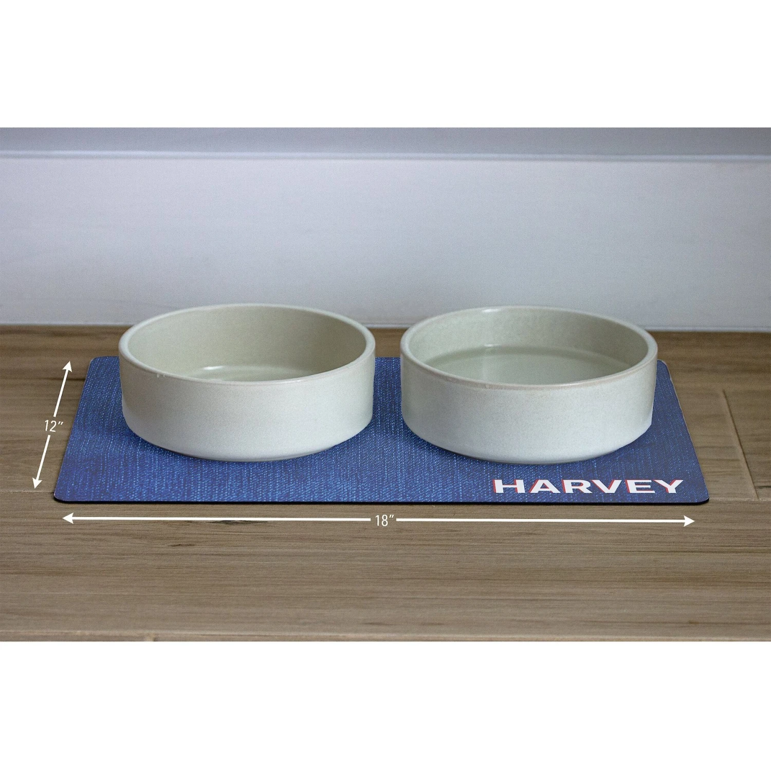 904 Custom Personalized Denim Print Dog & Cat Placemat 5 904 Custom Personalized Denim Print Dog & Cat Placemat - Image 3