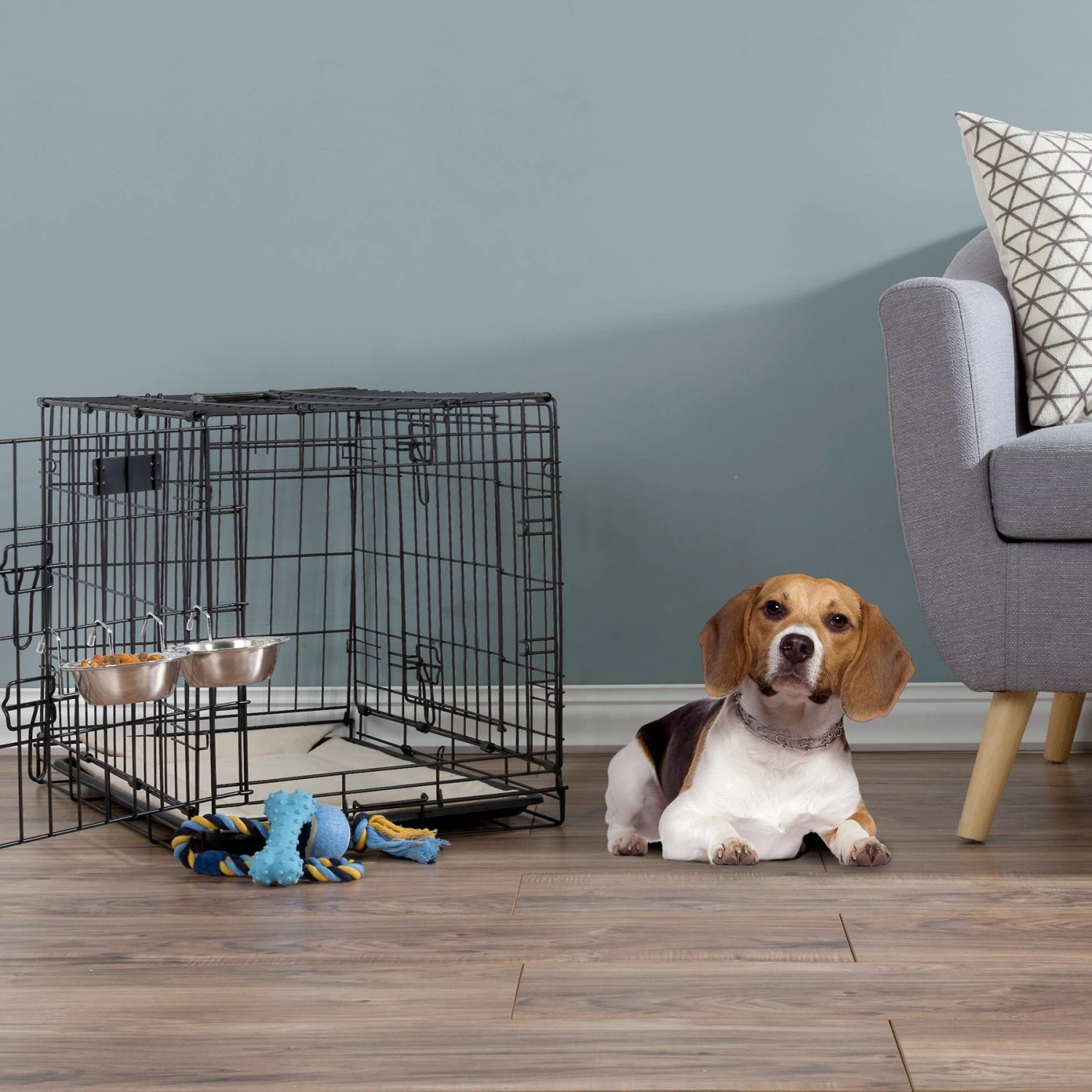 Pet Adobe Hanging Dog Bowl Set 6 Pet Adobe Hanging Dog Bowl Set - Image 4