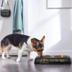 STAR WARS Melamine Stainless Steel Double Dog & Cat Bowl -Blue Buffalo || ROYAL CANIN || Wellness Sales 315271 PT2. AC SS1800 V1647283368
