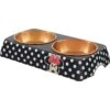Disney Minnie Mouse Peek-A-Boo Melamine Stainless Steel Double Dog & Cat Bowl -Blue Buffalo || ROYAL CANIN || Wellness Sales 315286 MAIN. AC SS1800 V1646326975