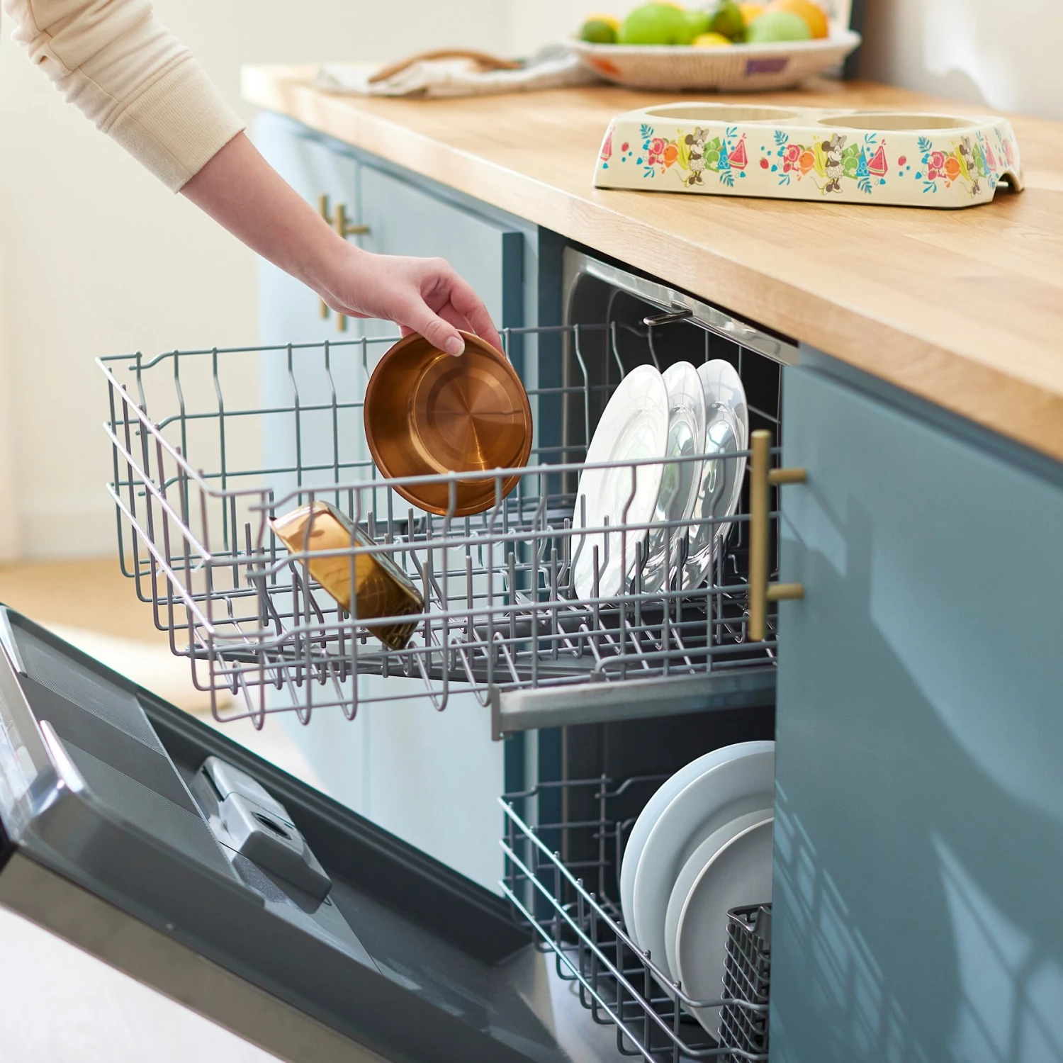 Disney Minnie Mouse Summer Bamboo Melamine Stainless Steel Double Dog & Cat Bowl 9 Disney Minnie Mouse Summer Bamboo Melamine Stainless Steel Double Dog & Cat Bowl - Image 7