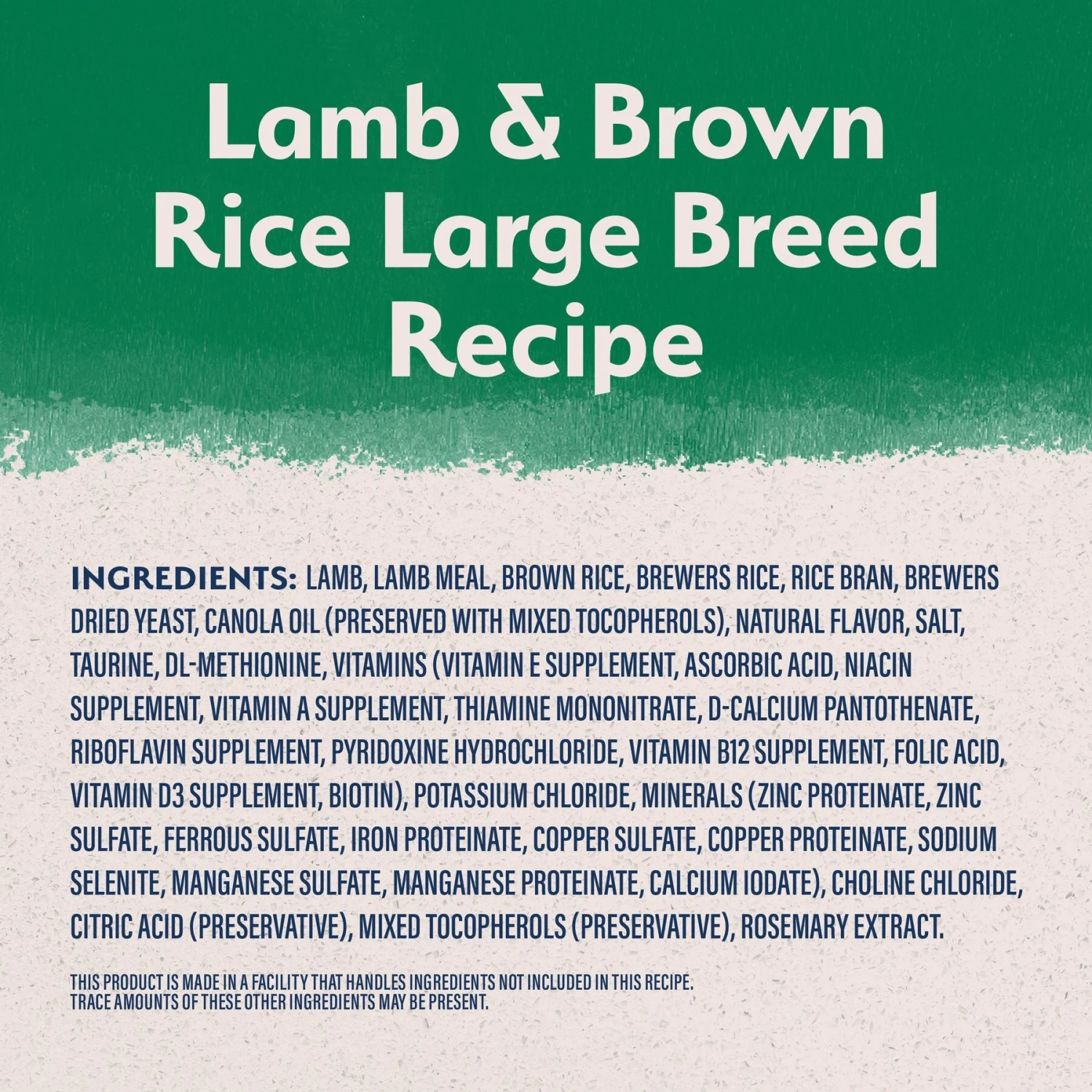 Natural Balance L.I.D. Limited Ingredient Diets Lamb & Brown Rice Formula Large Breed Dry Dog Food 6 Natural Balance L.I.D. Limited Ingredient Diets Lamb & Brown Rice Formula Large Breed Dry Dog Food - Image 4