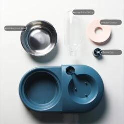 Hanamya Dog & Cat Automatic Waterer & Stainless Steel Bowl -Blue Buffalo || ROYAL CANIN || Wellness Sales 316038 PT3. AC SS1800 V1627680203