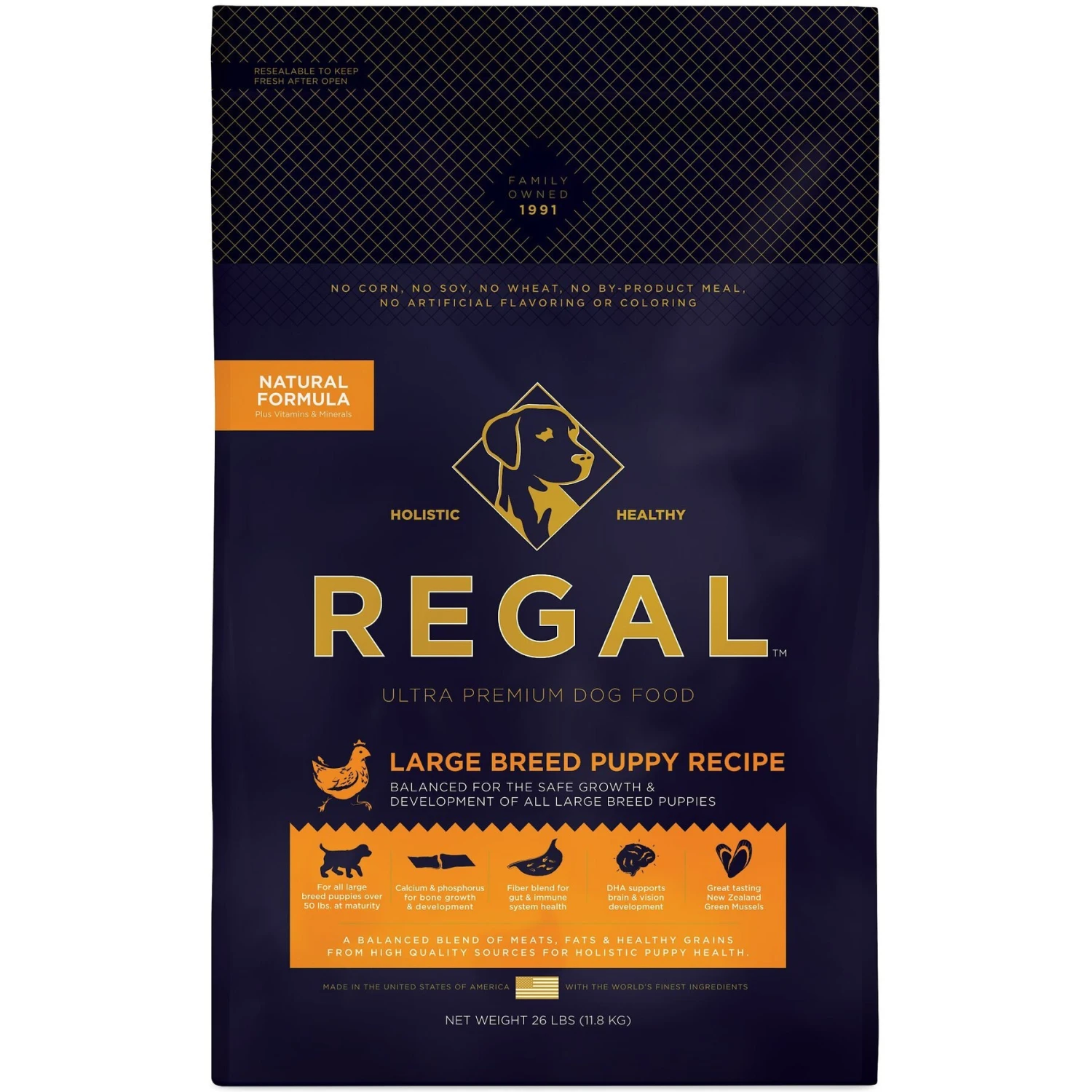 Regal Pet Foods Large Breed Puppy Recipe Dry Dog Food 3 Regal Pet Foods Large Breed Puppy Recipe Dry Dog Food