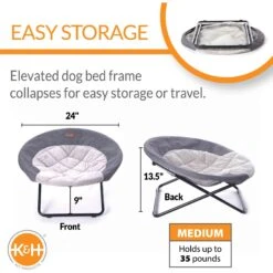 K&H Pet Products Cozy Cot Elevated Dog Bed 9 K&H Pet Products Cozy Cot Elevated Dog Bed -Blue Buffalo || ROYAL CANIN || Wellness Sales 316703 PT1. AC SS1800 V1627424753