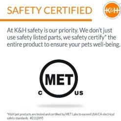 K&H Pet Products Mother’s Heartbeat Heated Bolster Puppy Bed -Blue Buffalo || ROYAL CANIN || Wellness Sales 316709 PT5. AC SS1800 V1637627911