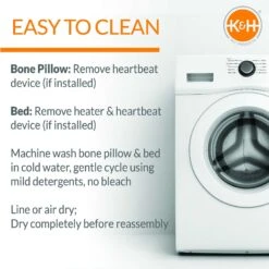 K&H Pet Products Mother’s Heartbeat Heated Bolster Puppy Bed -Blue Buffalo || ROYAL CANIN || Wellness Sales 316709 PT7. AC SS1800 V1637626286