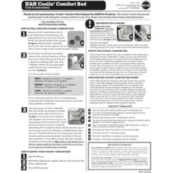 K&H Pet Products Coolin' Comfort Orthopedic Dog Bed -Blue Buffalo || ROYAL CANIN || Wellness Sales 316722 PT7. AC SS1800 V1682704520