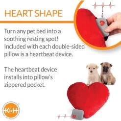 K&H Pet Products Mother's Heartbeat Puppy Heart Pillow -Blue Buffalo || ROYAL CANIN || Wellness Sales 316725 PT2. AC SS1800 V1637624275