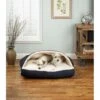 Snoozer Pet Products Poly Cotton Rectangle Cozy Cave Covered Dog Bed With Removable Cover -Blue Buffalo || ROYAL CANIN || Wellness Sales 317374 MAIN. AC SS1800 V1632426376