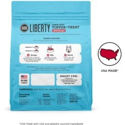 BIXBI Liberty Beef Recipe Freeze-Dried Dog Topper & Treat, 4.5-oz Bag 13 BIXBI Liberty Beef Recipe Freeze-Dried Dog Topper & Treat, 4.5-oz Bag -Blue Buffalo || ROYAL CANIN || Wellness Sales 317483 PT2. AC SS1800 V1698869128