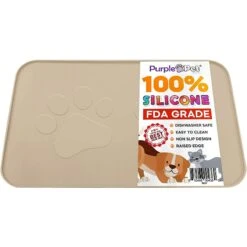 IPrimio Paw Print Dog & Cat Feeding Mat, X-Large