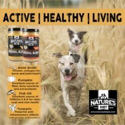 Nature's Diet Original Blend Beef Bone Broth Dry Dog & Cat Food Topping, 16-oz Jar 16 Nature's Diet Original Blend Beef Bone Broth Dry Dog & Cat Food Topping, 16-oz Jar -Blue Buffalo || ROYAL CANIN || Wellness Sales 318135 PT6. AC SS1800 V1628803640