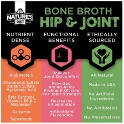 Nature's Diet Hip & Joint Bone Broth Dry Dog & Cat Food Topping, 6-oz Jar 13 Nature's Diet Hip & Joint Bone Broth Dry Dog & Cat Food Topping, 6-oz Jar -Blue Buffalo || ROYAL CANIN || Wellness Sales 318147 PT3. AC SS1800 V1628806309