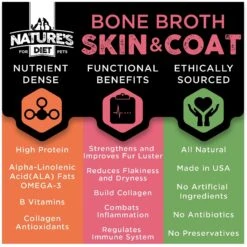 Nature's Diet Skin & Coat Bone Broth Dry Dog & Cat Food Topping, 6-oz Jar -Blue Buffalo || ROYAL CANIN || Wellness Sales 318149 PT3. AC SS1800 V1628802442
