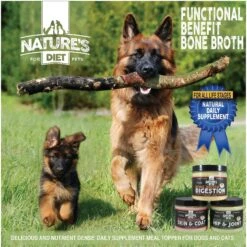 Nature's Diet Skin & Coat Bone Broth Dry Dog & Cat Food Topping, 6-oz Jar -Blue Buffalo || ROYAL CANIN || Wellness Sales 318149 PT5. AC SS1800 V1628807804