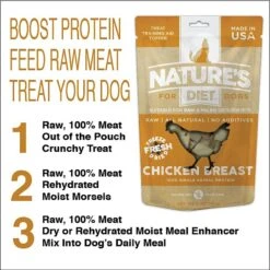 Nature's Diet Chicken Breast Raw Freeze-Dried Dog Treats, 3-oz Pouch -Blue Buffalo || ROYAL CANIN || Wellness Sales 318165 PT3. AC SS1800 V1628805814