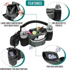 PetAmi Dog & Cat Fanny Pack With Travel Bowl -Blue Buffalo || ROYAL CANIN || Wellness Sales 325235 PT2. AC SS1800 V1689688014