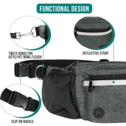 PetAmi Dog & Cat Fanny Pack With Travel Bowl -Blue Buffalo || ROYAL CANIN || Wellness Sales 325235 PT3. AC SS1800 V1689689072