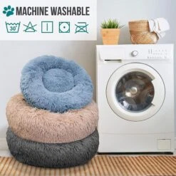 PetAmi Donut Cat & Dog Bed -Blue Buffalo || ROYAL CANIN || Wellness Sales 326593 PT6. AC SS1800 V1631837472