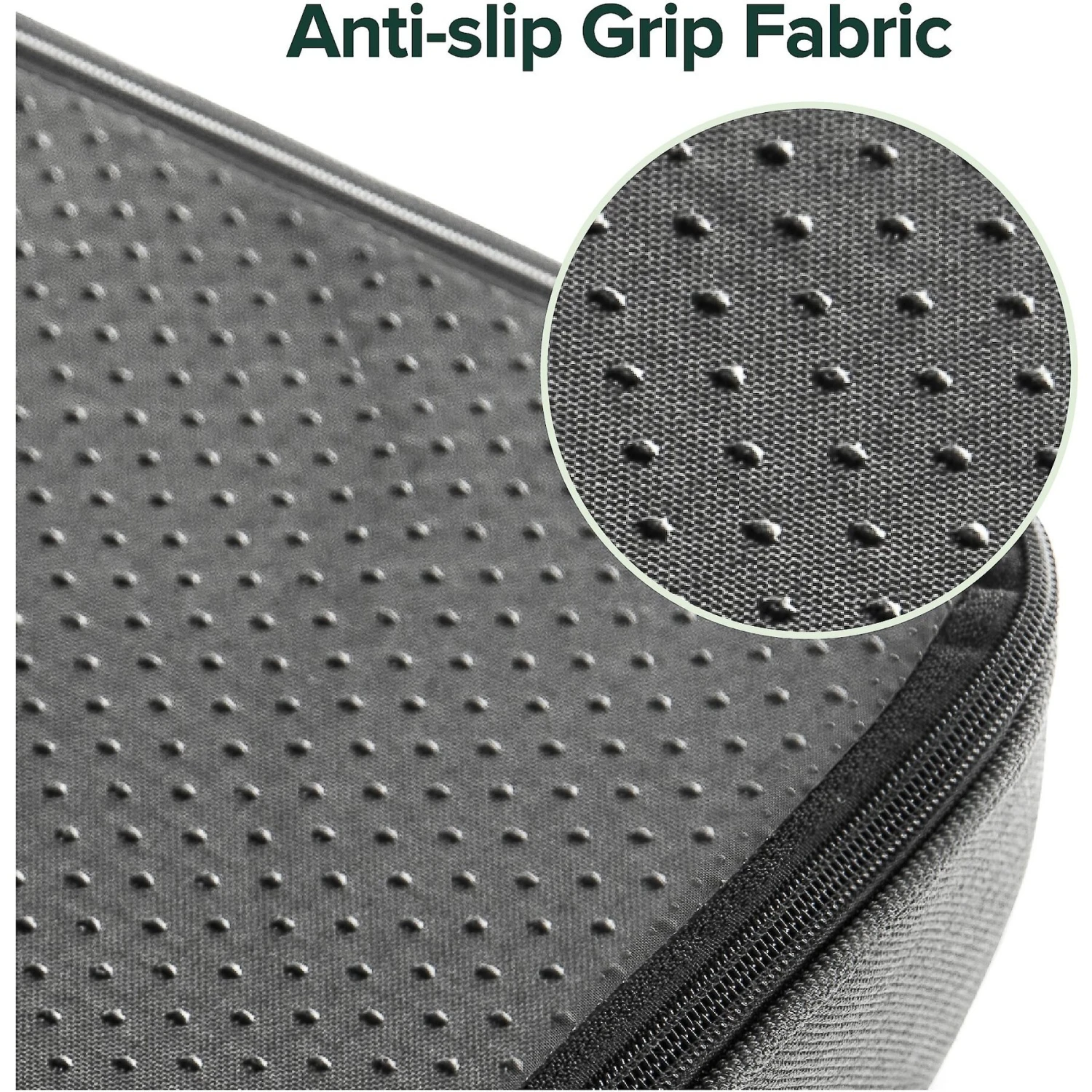 Zinus UltraPlush Green Tea Dog Bed, Grey, 5-in 9 Zinus UltraPlush Green Tea Dog Bed, Grey, 5-in - Image 7