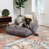 Happy Hounds Bailey Removable Cover Rectangle Pillow Dog Bed, Gray -Blue Buffalo || ROYAL CANIN || Wellness Sales 328578 MAIN. AC SS1800 V1698936683