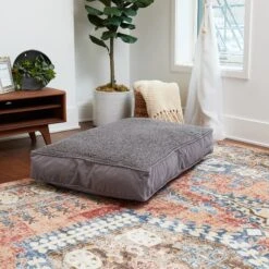 Happy Hounds Bailey Removable Cover Rectangle Pillow Dog Bed, Gray -Blue Buffalo || ROYAL CANIN || Wellness Sales 328578 PT4. AC SS1800 V1631159494