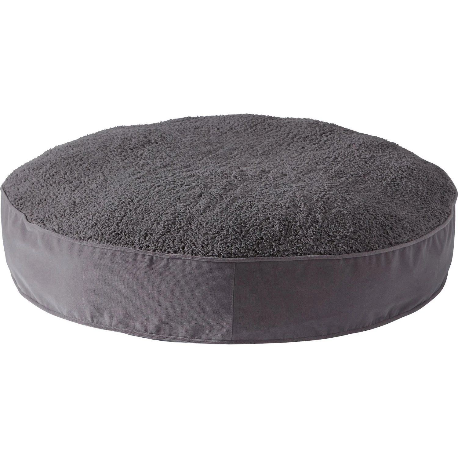 Happy Hounds Scooter Deluxe Round Pillow Dog Bed With Removable Cover, Gray 5 Happy Hounds Scooter Deluxe Round Pillow Dog Bed With Removable Cover, Gray - Image 3